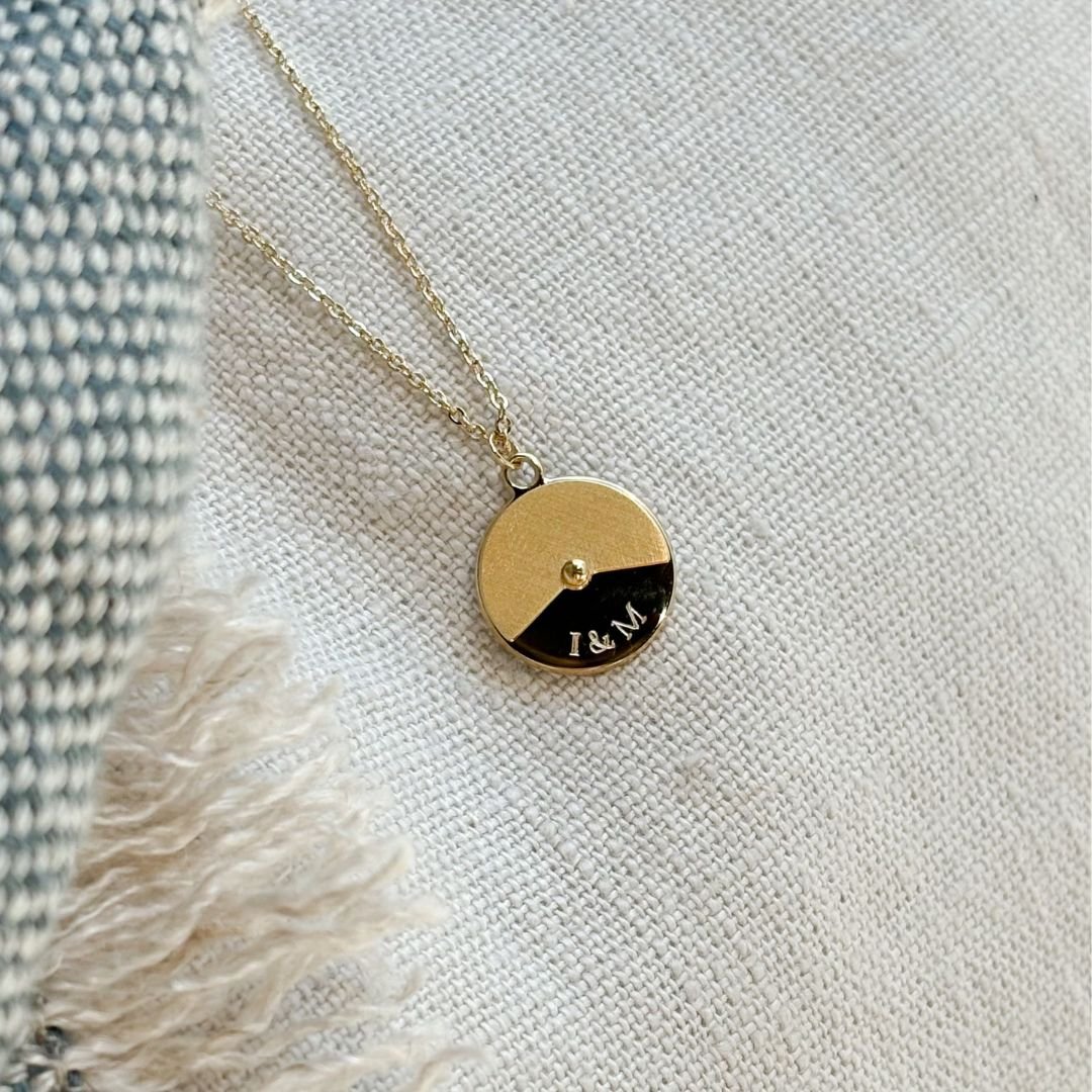 Collier MOBILE 3 Engraved MOBILE Necklace