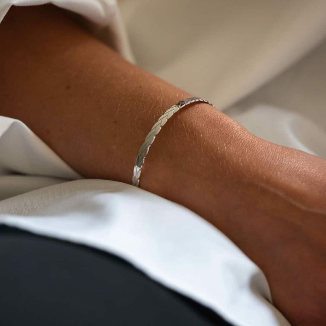 Bracelet Sophia Small argent porté