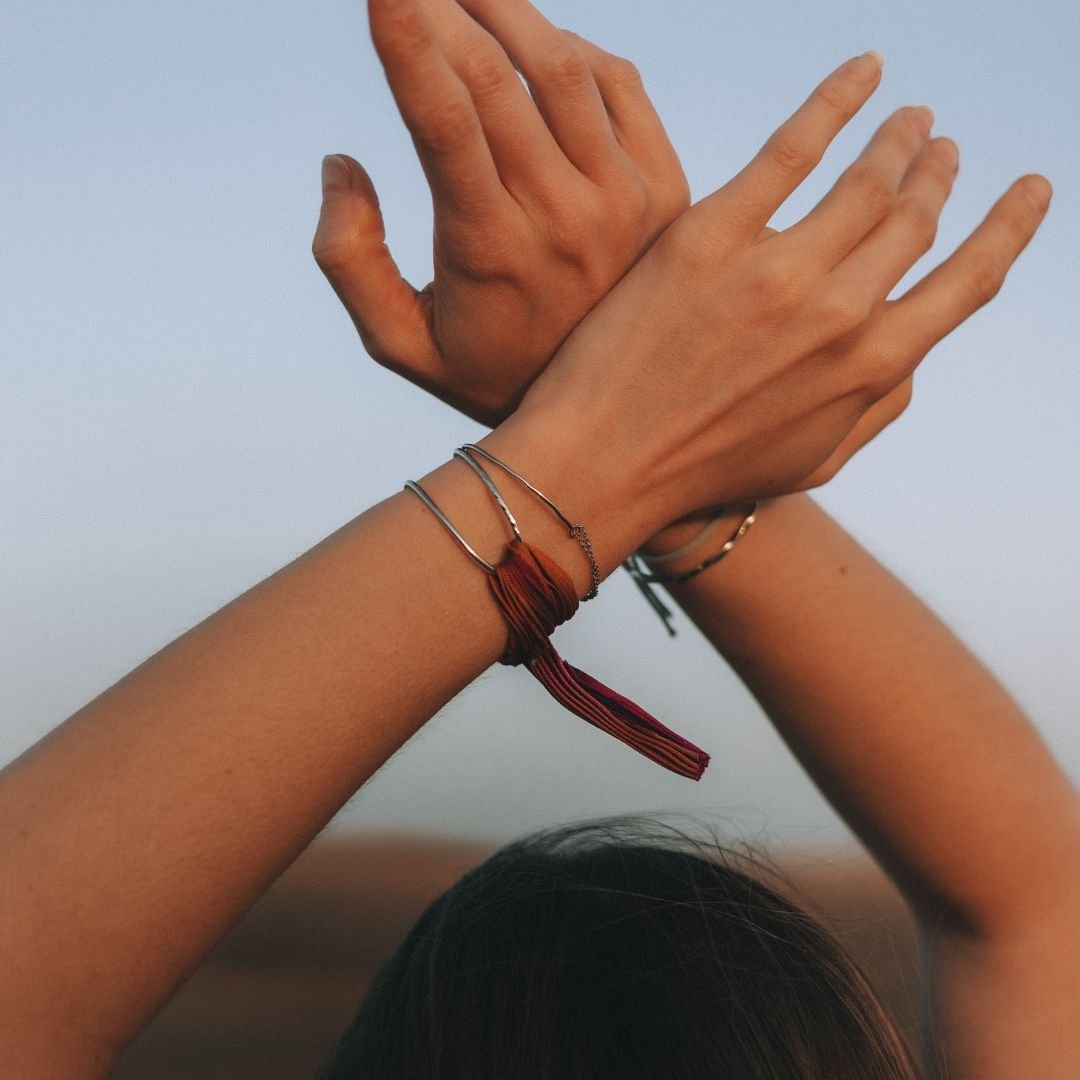 Bracelet Demie XL argent porté