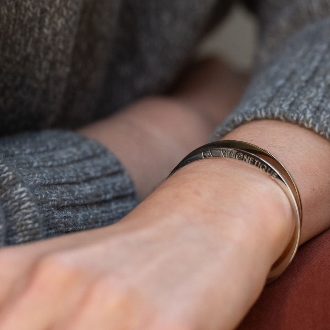 Bracelet la magnétique argent