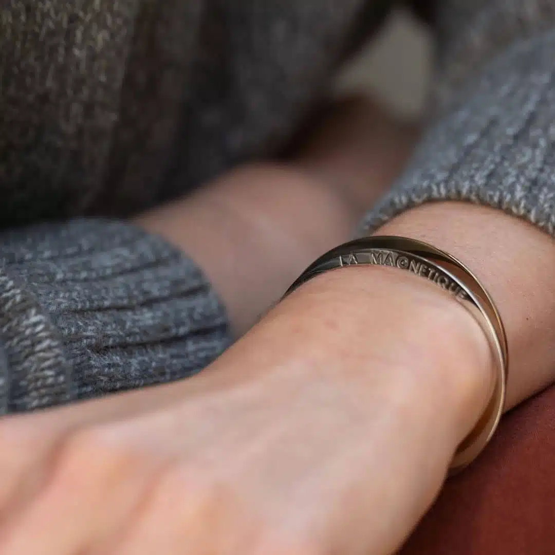 Bracelet la magnétique argent