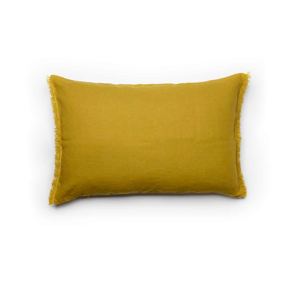 Housse de coussin Moutarde