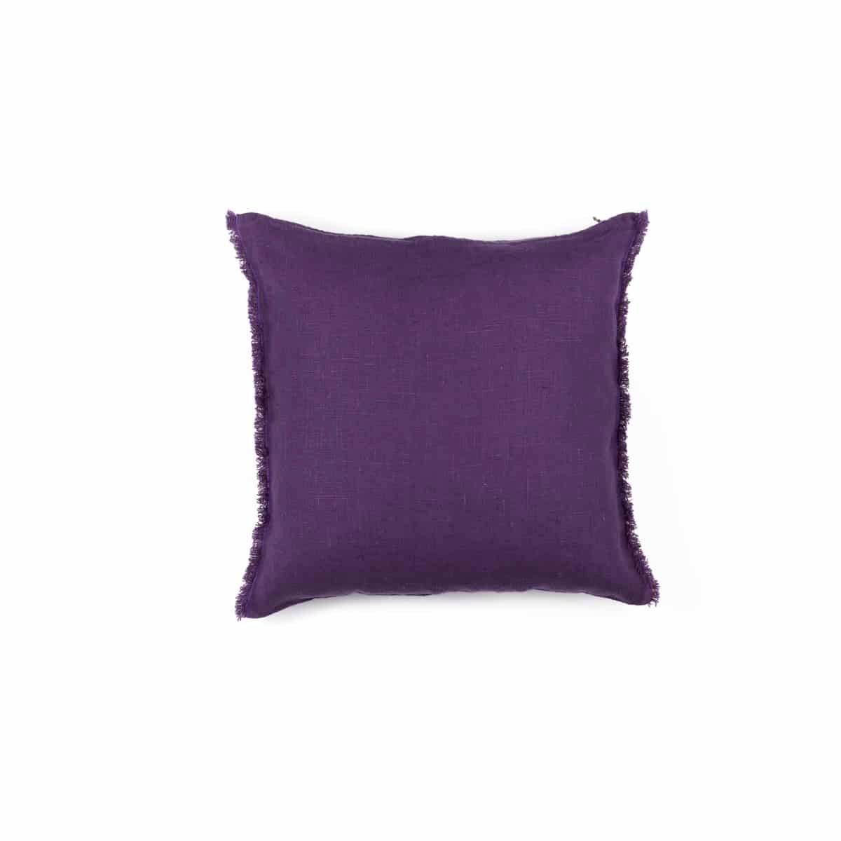 Alternative view of Housse de coussin Aubergine