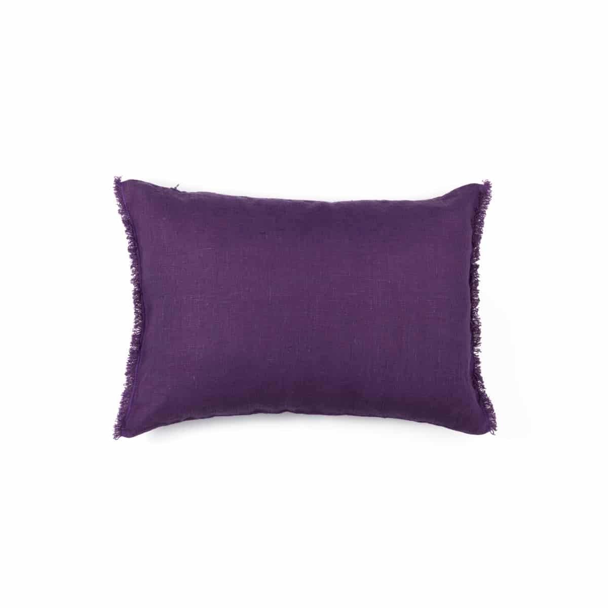 Housse de coussin Aubergine