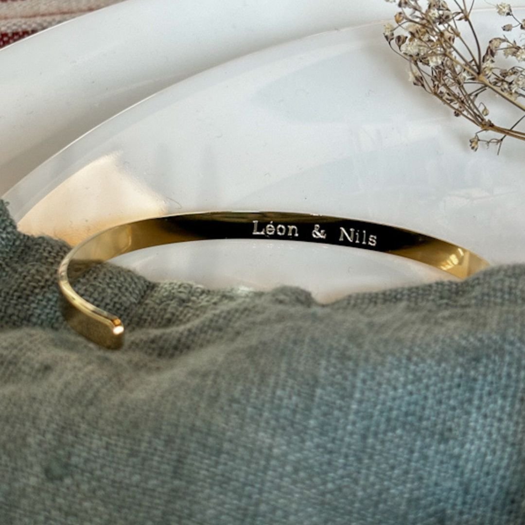 Bracelet Rigide Pour Enfant 5 Bracelet rigide gravé