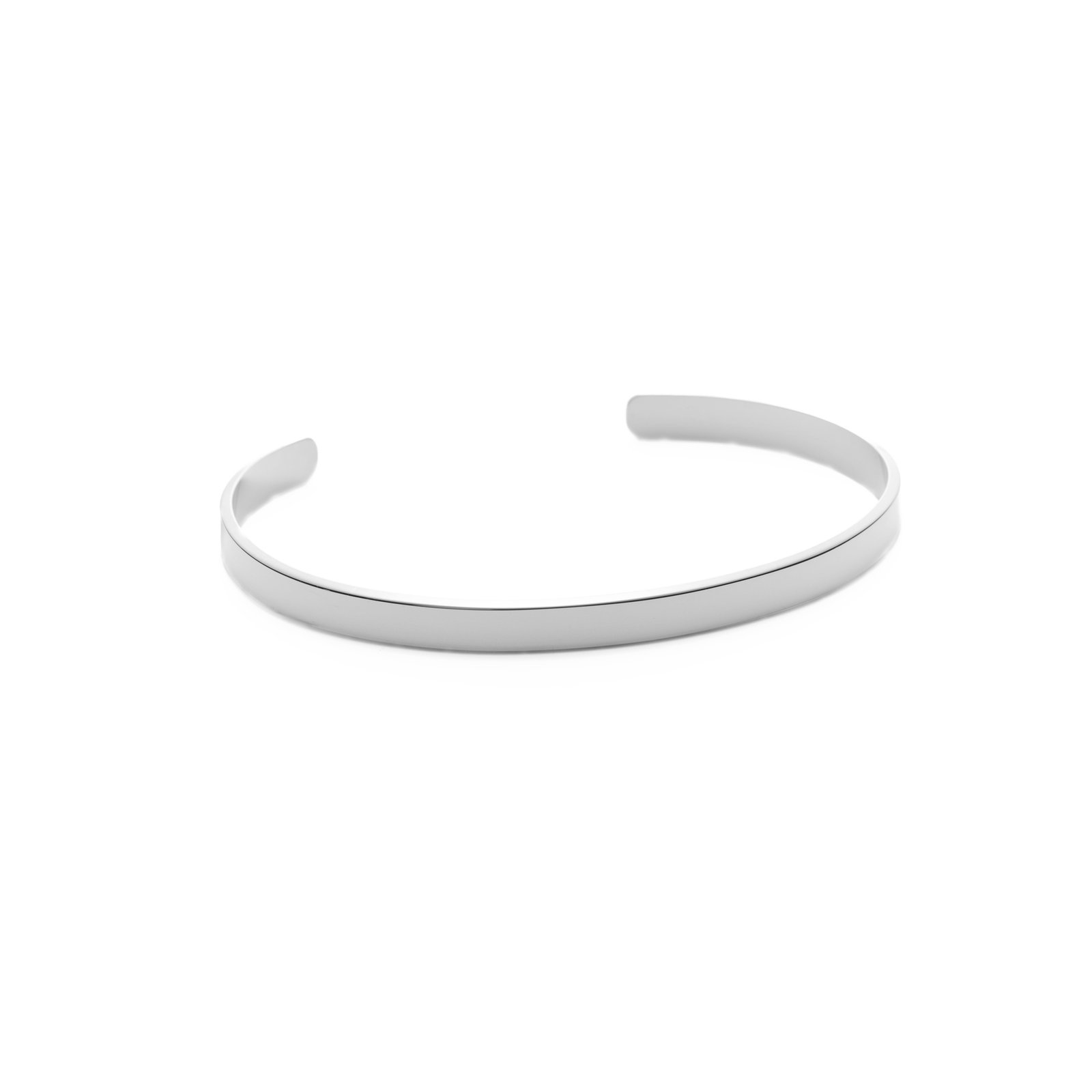 Bracelet rigide Pour Elle en argent massif