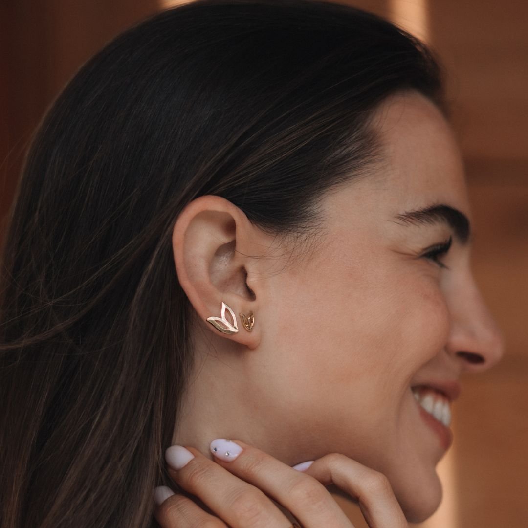 Boucles NAÏA Small et Medium portées