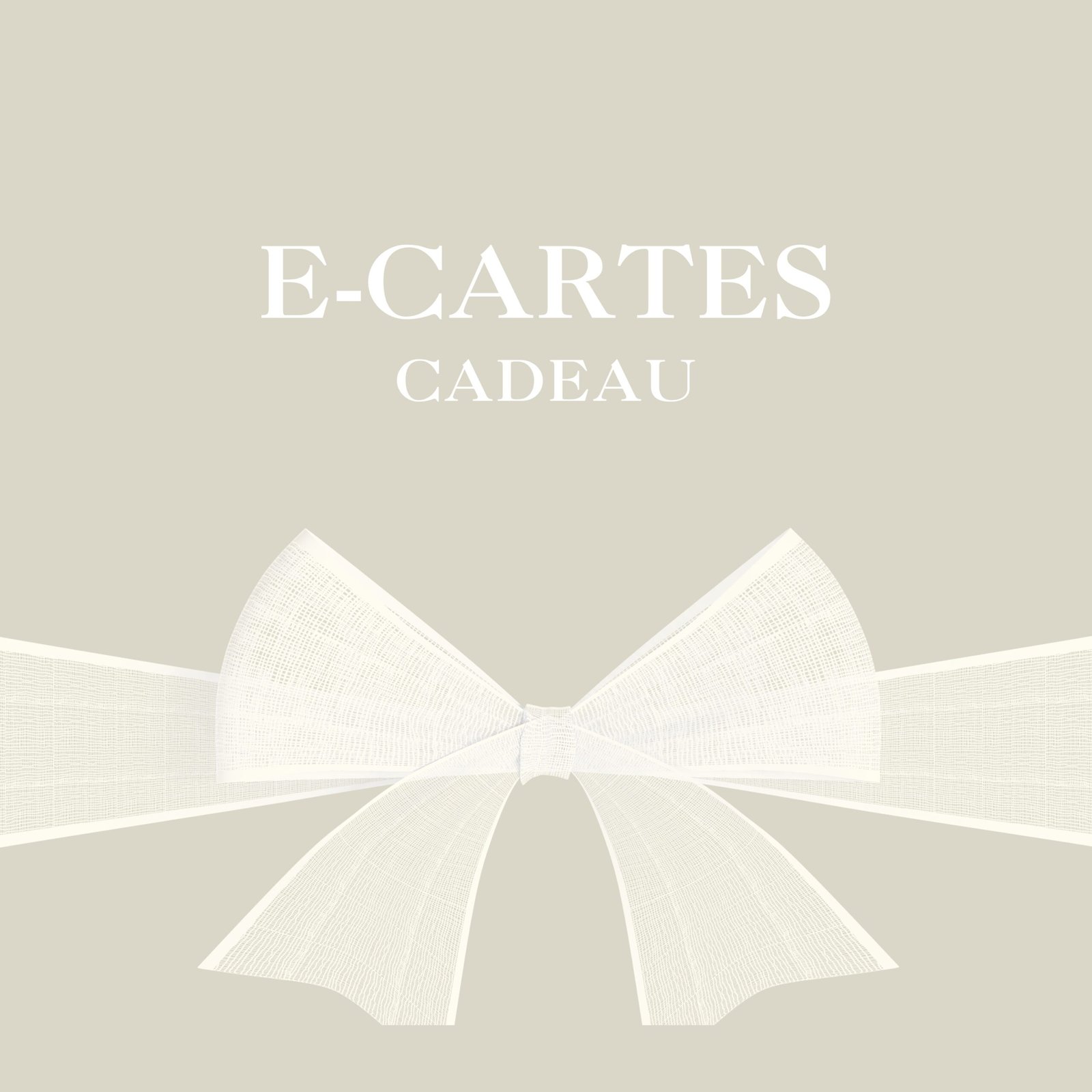 E-cartes cadeau