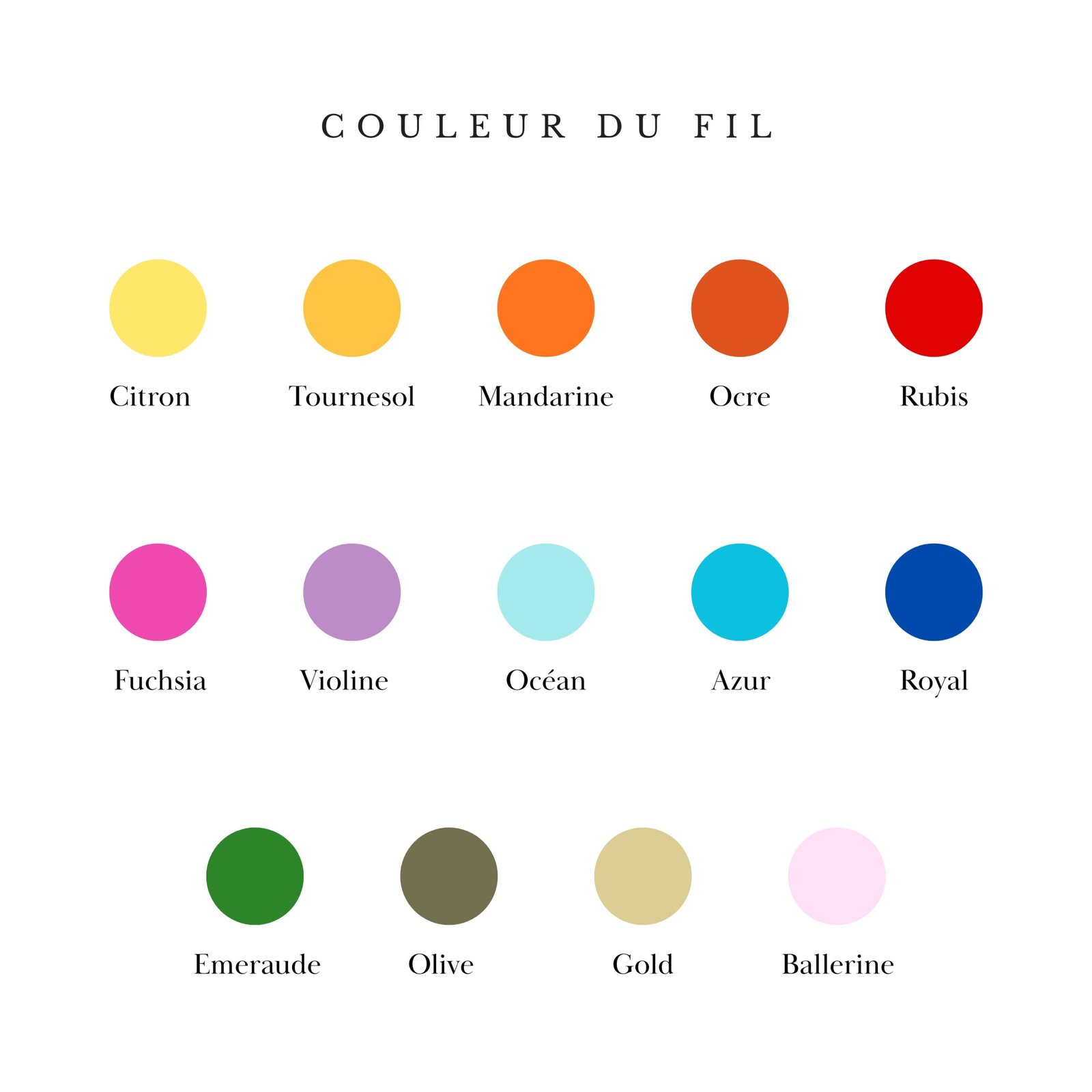 Housse de coussin Acier 5 Couleur du fil pour la broderie